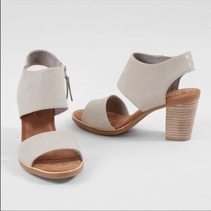 Toms open toe heels